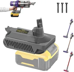 for Dyson V10 Battery Adapter for Dewalt 18V 20V Li-ion Battery Convert to Work for Dyson V10 SV12 Animal Vacuum Cleaner