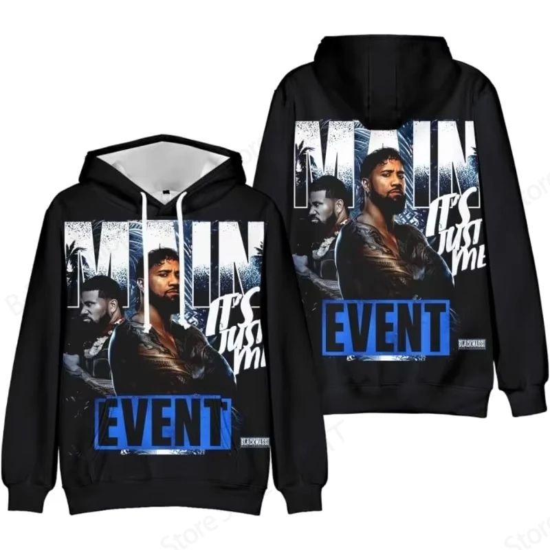 Worstelen Jey Uso Yeet 3d Print Hoodie Mannen Vrouwen Mode Oversized Hoodie Sweatshirt Vrouwen Zweet Mannen Kleding Sportwear Trainingspak
