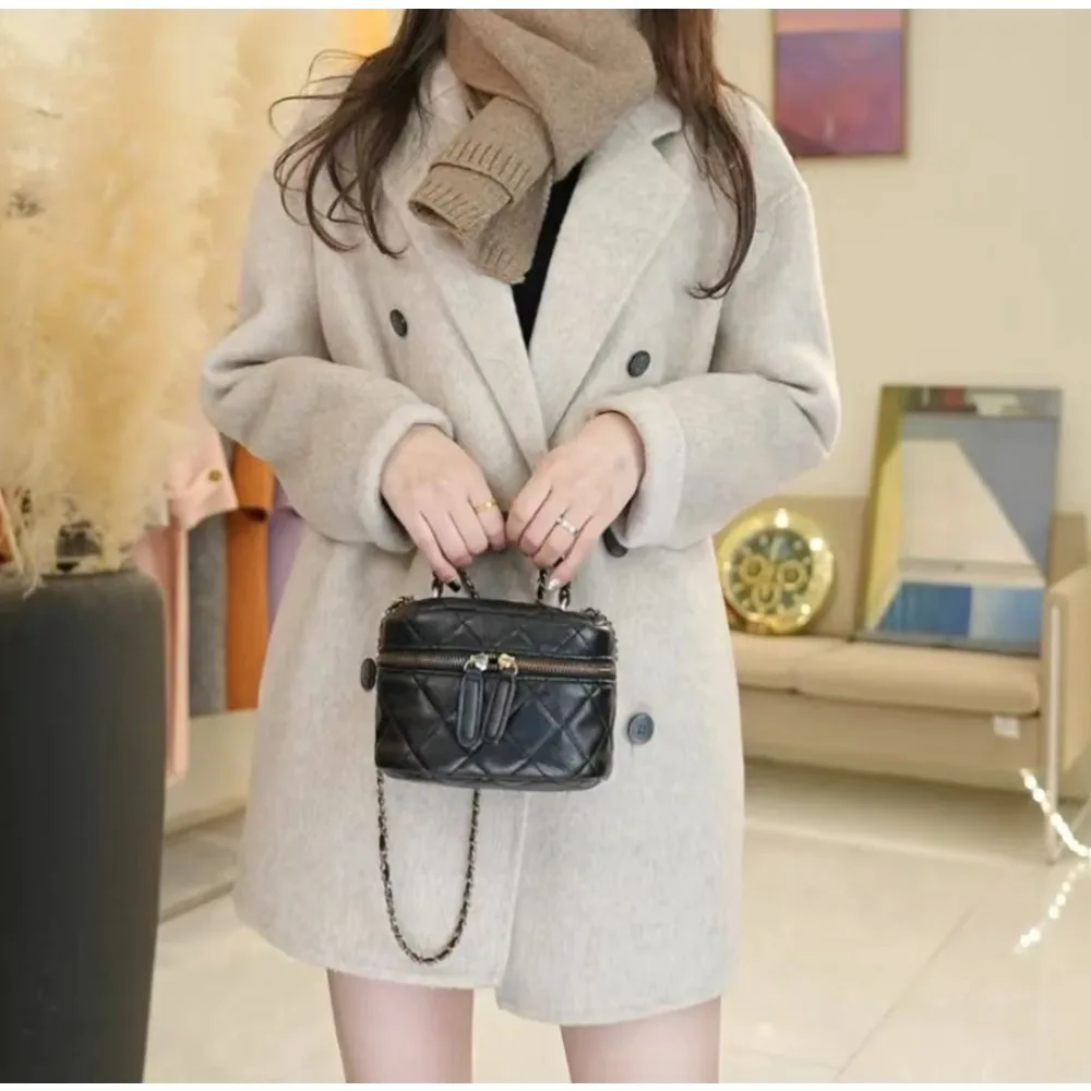 

New women's bag diamond small fragrant wind chain bag fashion portable mini bag versatile shoulder messenger women's bag