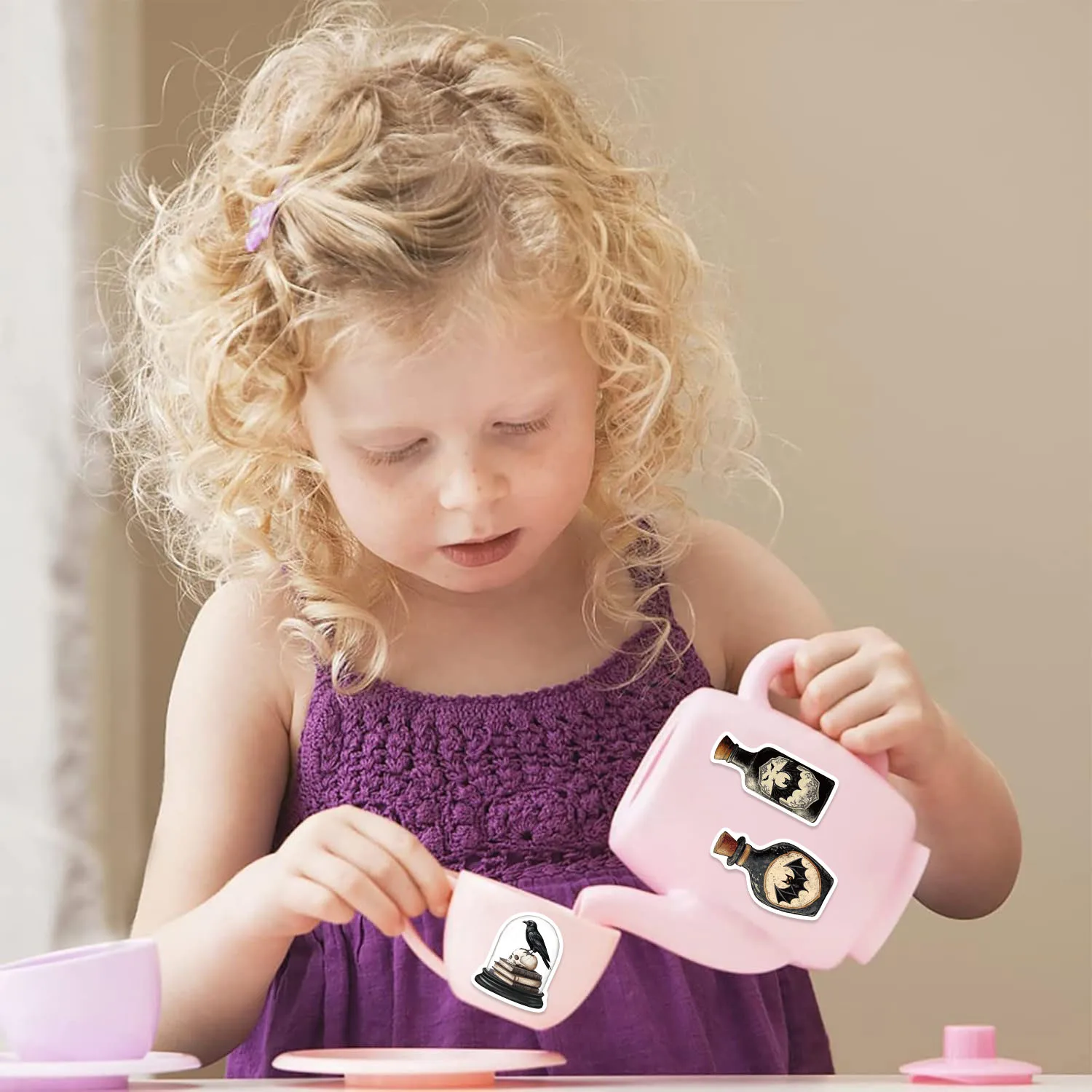 50PCS Retro Kawaii Katze Halloween Aufkleber Tier Kürbis Graffiti Gepäck Gitarre Wand DIY Cartoon Aufkleber Großhandel Laptop Aufkleber