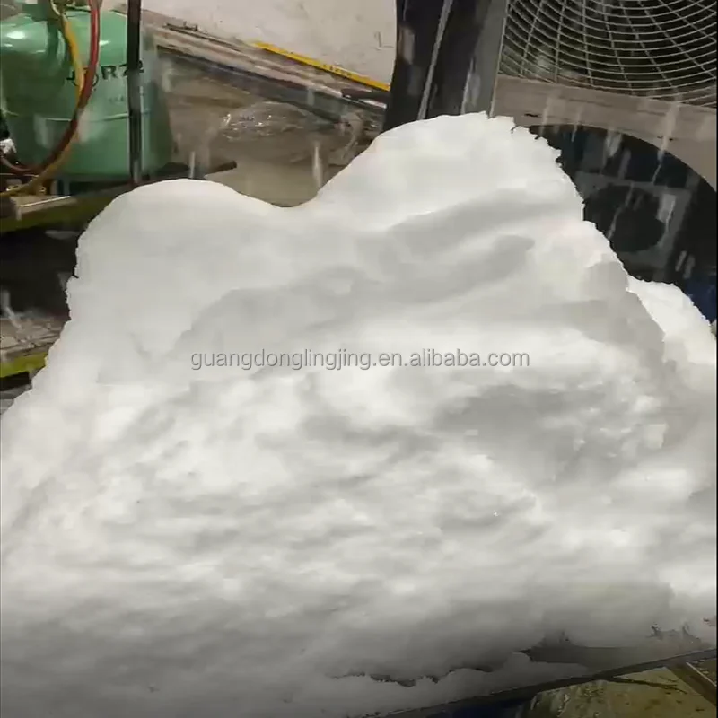 5kW 220V 500kg/24h Commercial Indoor Flake Ice Snow Making Machine for Event Projects