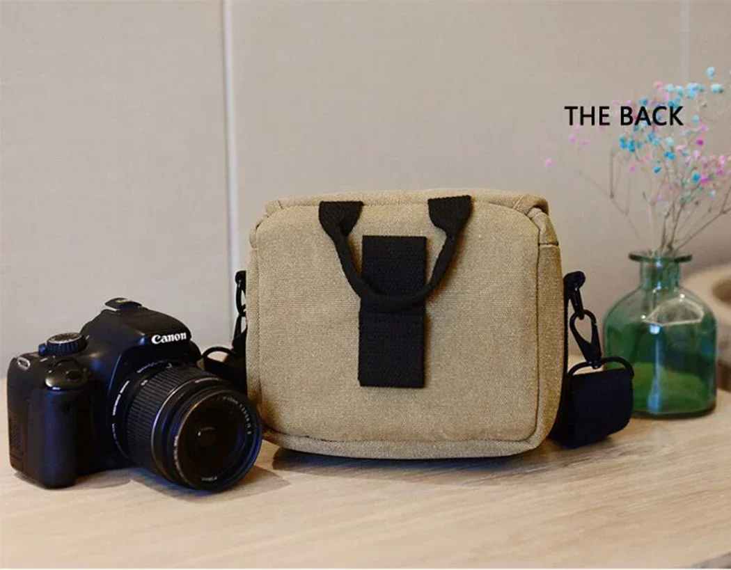 Canvas Camera Bag Case Bag For Canon EOS M10 M6 M5 SX60 SX50 SX30 SX510 1100D 1200D 1300D 450D 500D 600D 550D 18-55mm lens