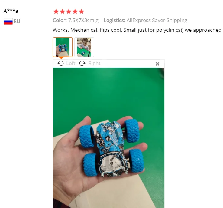 Mini Inertia Car Toys For Children Collision Automatic Turnover