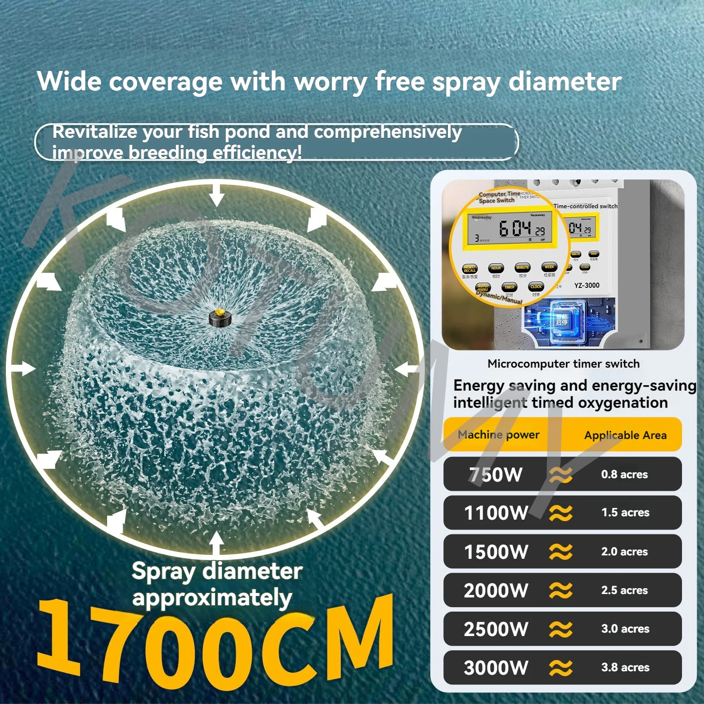 Fountain Fish Pond Aerator Fis - Fish Pond Aerator ulasan dan harga