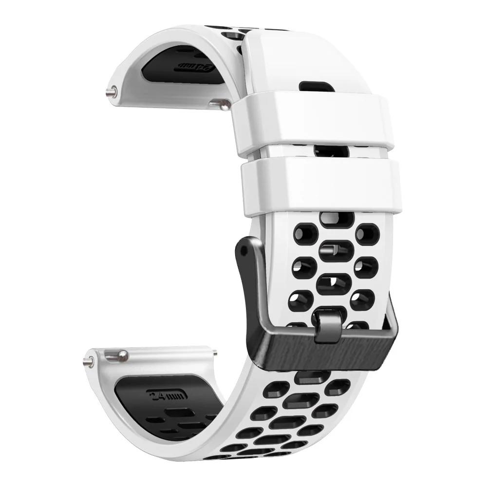 สายรัดซิลิโคน24มม. สำหรับ Zeblaze 3สมาร์ทวอท์ชสายนาฬิกาข้อมือแบบปลดเร็วสำหรับ Zeblaze 3สายรัดข้อมือเปลี่ยนสายรัดข้อมือ