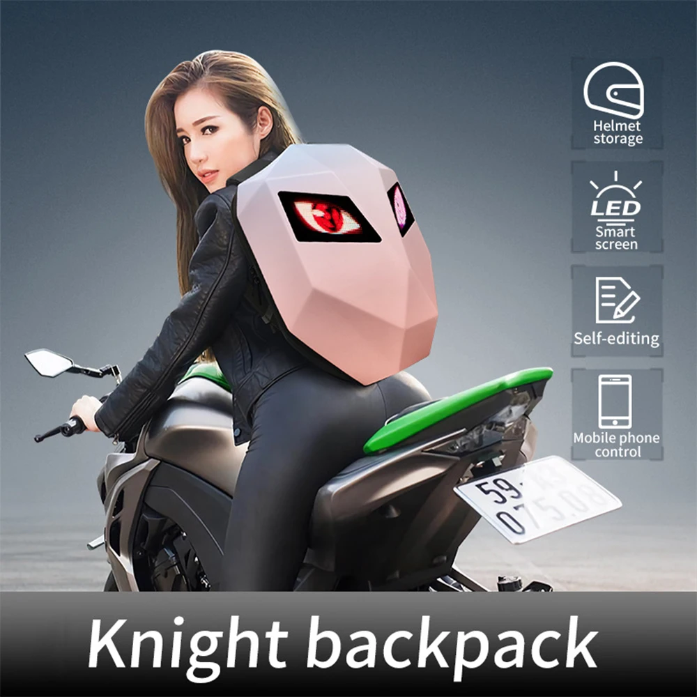 Supplier Wholesale Gadgets Electronics Smart Walking Advertising Led Backpack Programming Fashion Dynamic Led Display Backpack