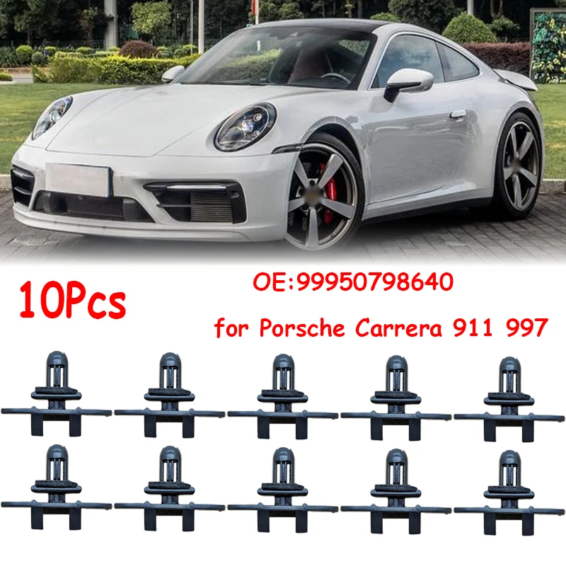 Image of 10 Stück Körper unten Rock Innenbefestigungsclip für Porsche Carrera 911/Cabriolet/Speedster/Targa 997 991 99950798640
