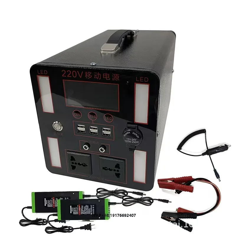 

Outdoor Emergency Portable Power Station for Home 2500W 3000Wh 5-6 Hours 240A Mobile Solar Energy Storage MPPT for Car