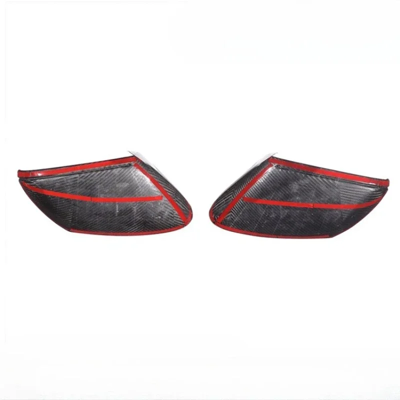 

For Porsche Taycan Real Dry Carbon Fiber Side Wing Rearvie Mirror Cover Housing 19-2022 Exterior Parts Modification Accessories