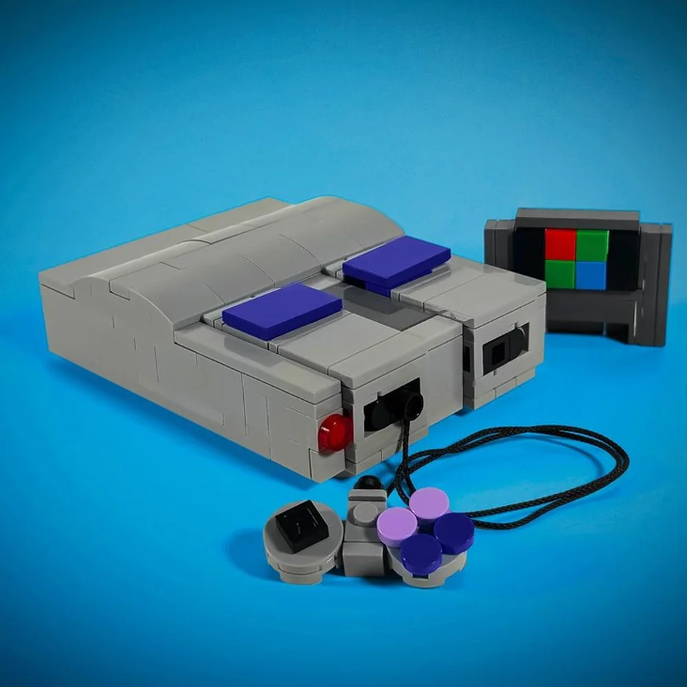 Gobricks MOC Bricktendo Zestaw Klocków Konsoletowych Model Konsoli do Gier Klocki DIY Zabawka do Składania Prezent dla Dzieci