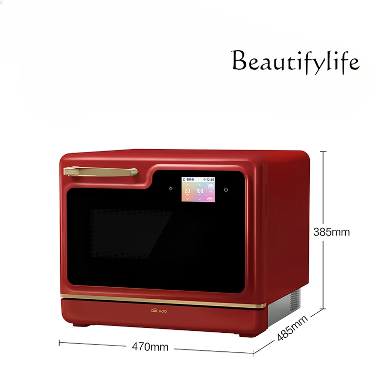 DB620D color screen micro-steaming and baking machine household desktop microwave oven air oven