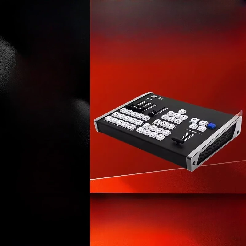 The 4-channel live broadcast switching station broadcasts broadcast live multi-camera production