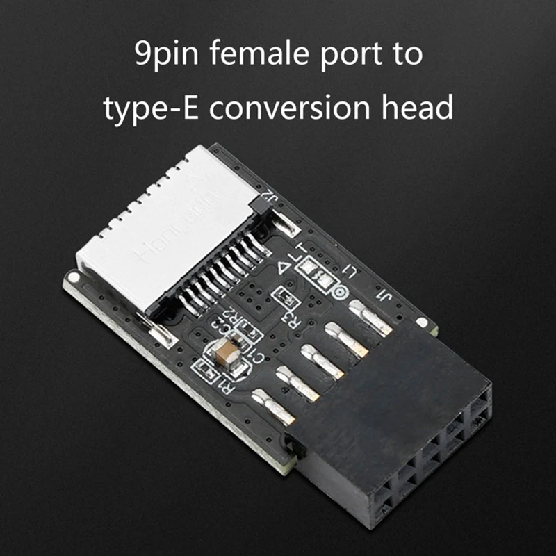 5PCS USB Front Panel Adapter Type-E Female To USB 2.0 9 PIN Female Adapter Header For Computer Mothertherboard H8WD Durable