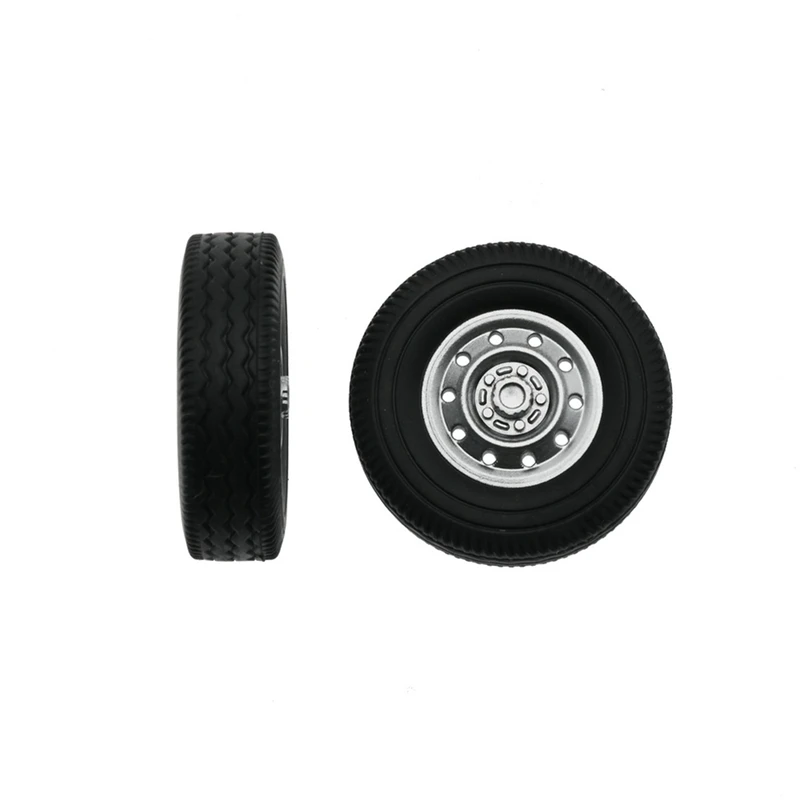 8Pcs Rubber Wheel Tire Tyre For WPL D12 Mini 1/16 RC Drift Truck Car Spare Parts Accessories