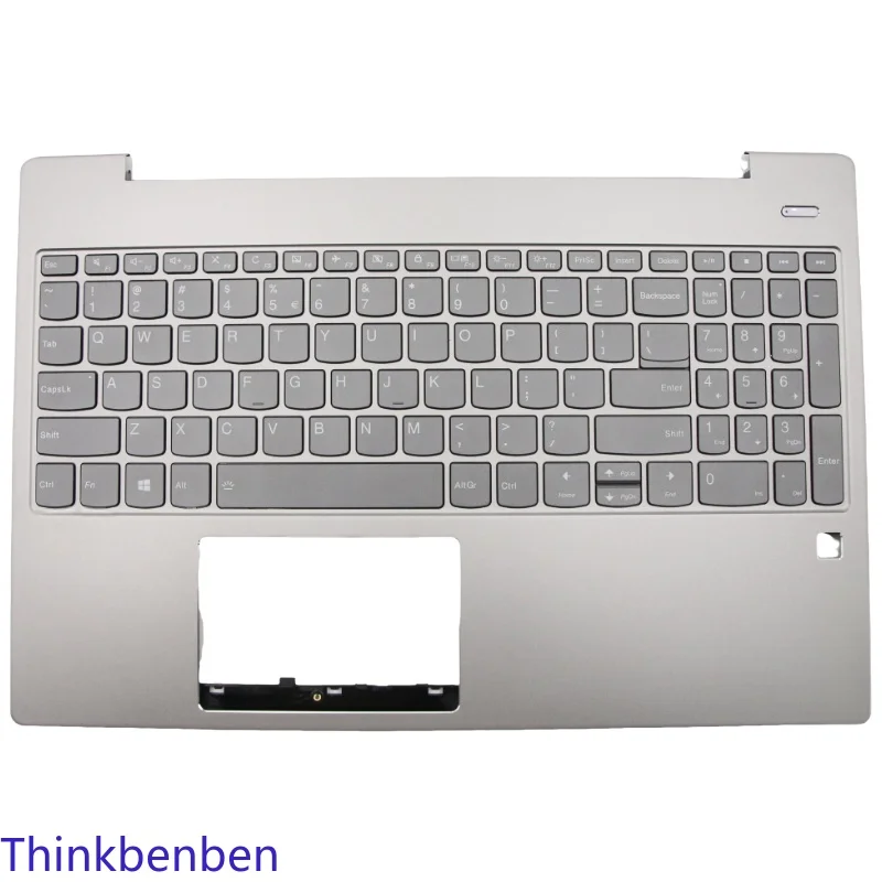 US English Mineral Gray Keyboard Upper Case Palmrest Shell Cover For Lenovo Ideapad S540 15 15IWL 15IML 5CB0U42539