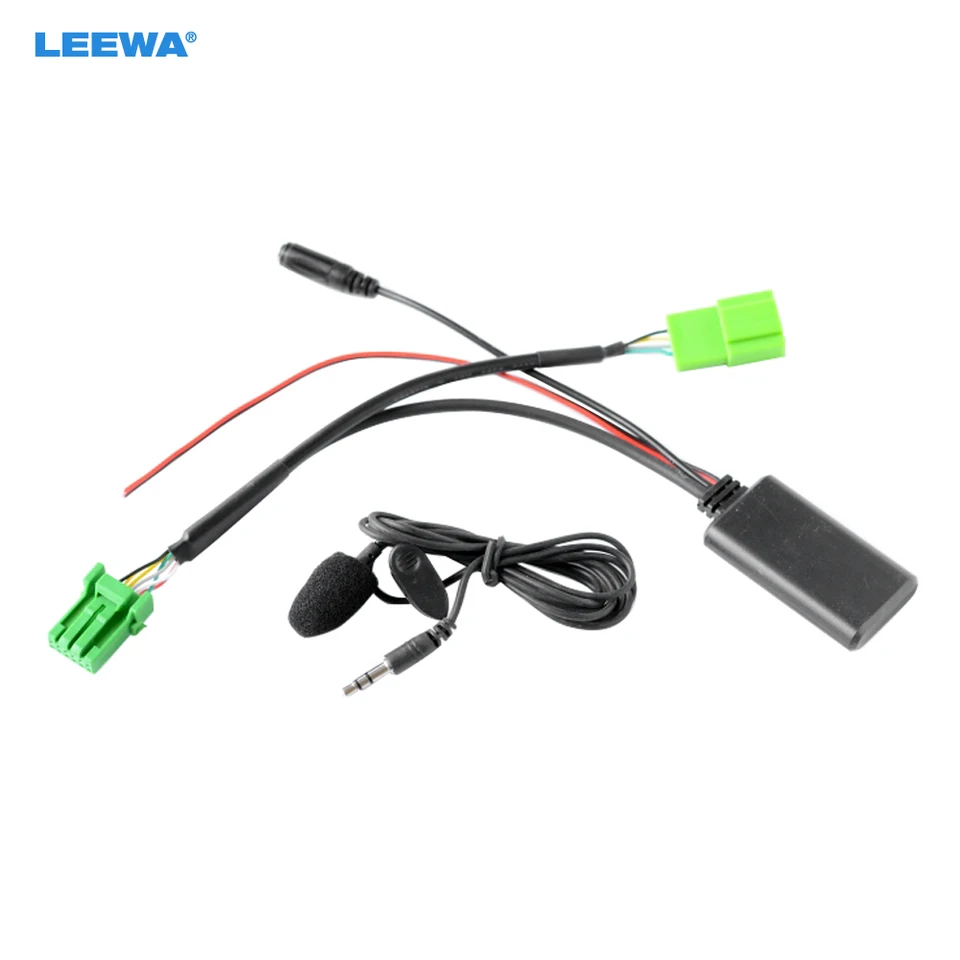 LEEWA Car Wireless Bluetooth Module Music 12Pin AUX Adapter For
