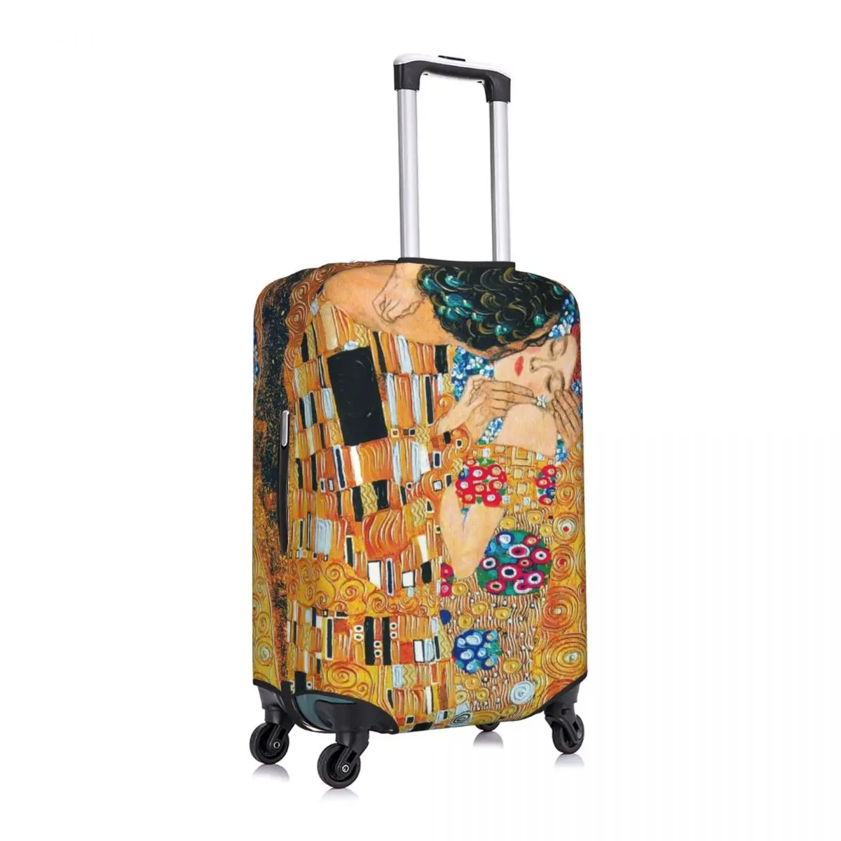 Klimt Suitcase Cover Flight Gustav The kiss Elastic Luggage Case Cruise Trip Protector