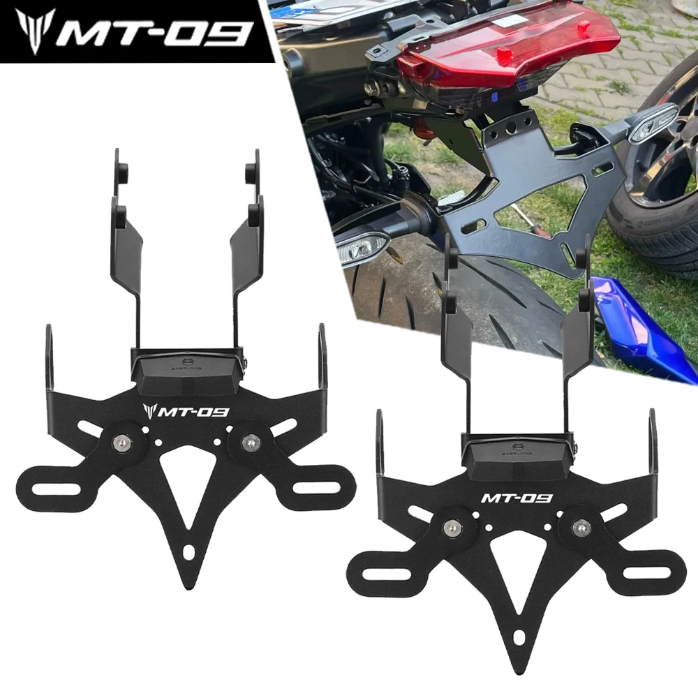 

License Plate Holder Bracket Rear Tail Tidy Fender Eliminator Accessories For YAMAHA MT-09/SP MT09 2024 2025 YZFR9 YZF R9 2025+