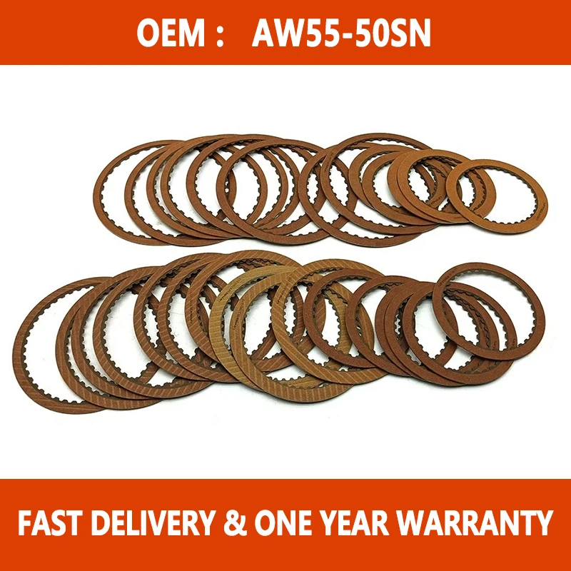

AW55-50SN AW55-51SN AF33 Automatic Transmission friction plate Kit AW55 51SN AW55 50SN for Volvo Saab Opel Chevrole tools