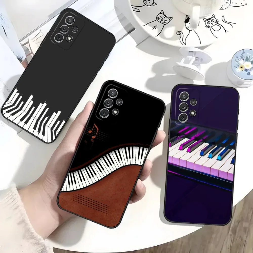 

Piano Classical Music Phone Case For Samsung S25,S24,S21,S22,S23,S30,Ultra,S20,Plus,Fe,Lite,Note,10 Black Soft Shell