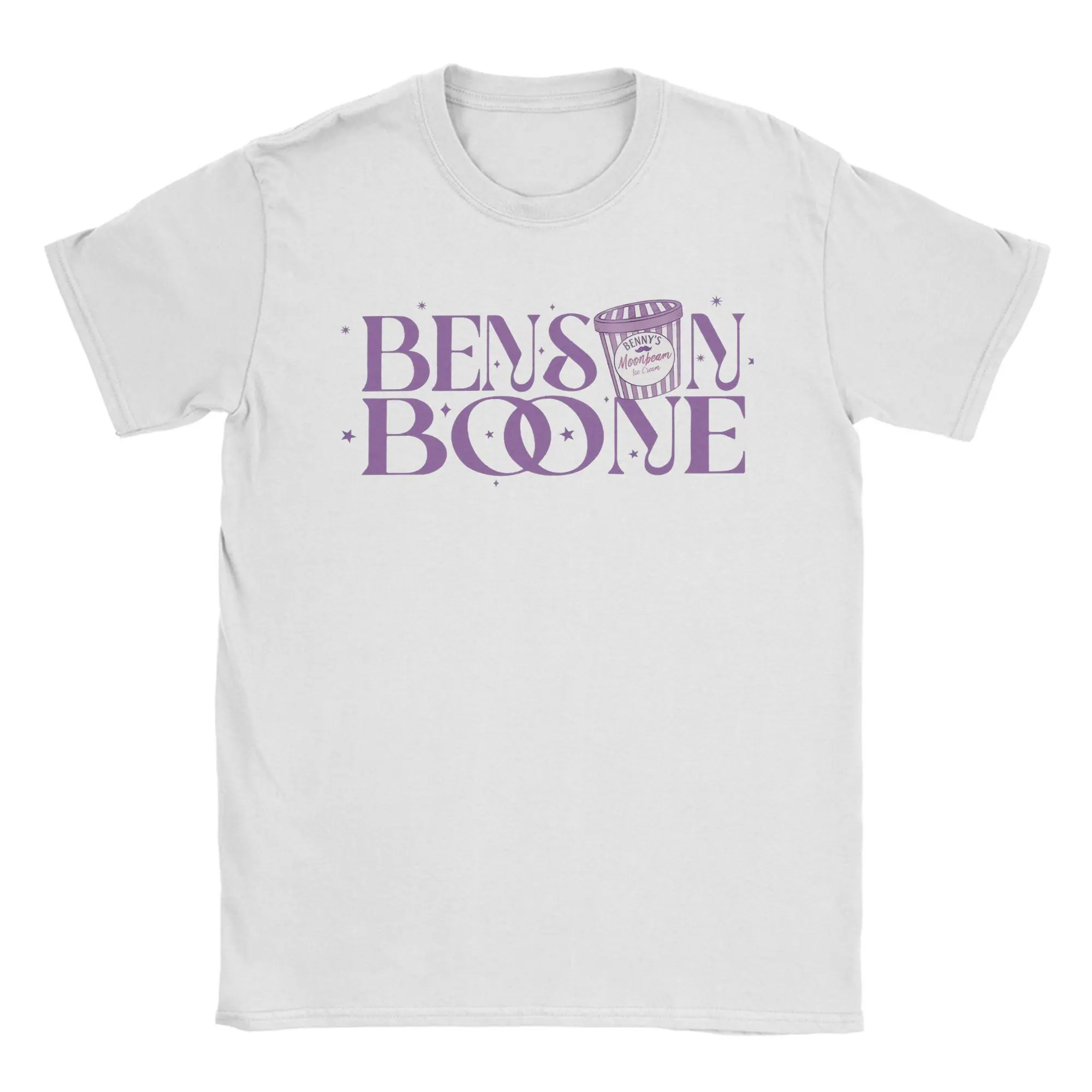 

Benson Boone Moonbeam Мороженое Концертный тур Мерч Футболки унисекс Футболка из чистого хлопка Топы с принтом Футболка