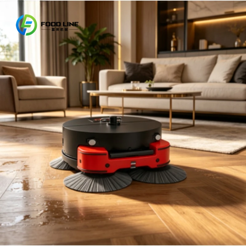 Custom New Industrial Warehouse Cleaning Robot, Laser Navigation, Self-Propelled, Auto Recharge, 30L Large Dust Bin