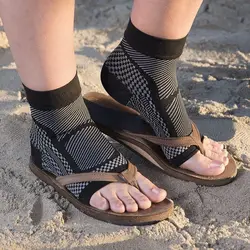 Calcetines de compresión pesca – Soporte arco pie, antifatiga, negro