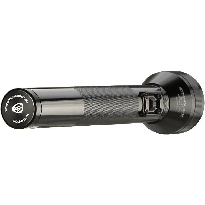 20702 SL-20L 450-Lumen Full Size Rechargeable LED Flashlight with 12-Volt DC Charger, Black