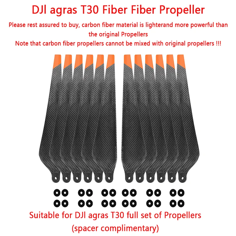 

Copy DJI Agras T30 3820 Carbon Fiber Propellers For DJI T30 Drone Parts Drone Accessories