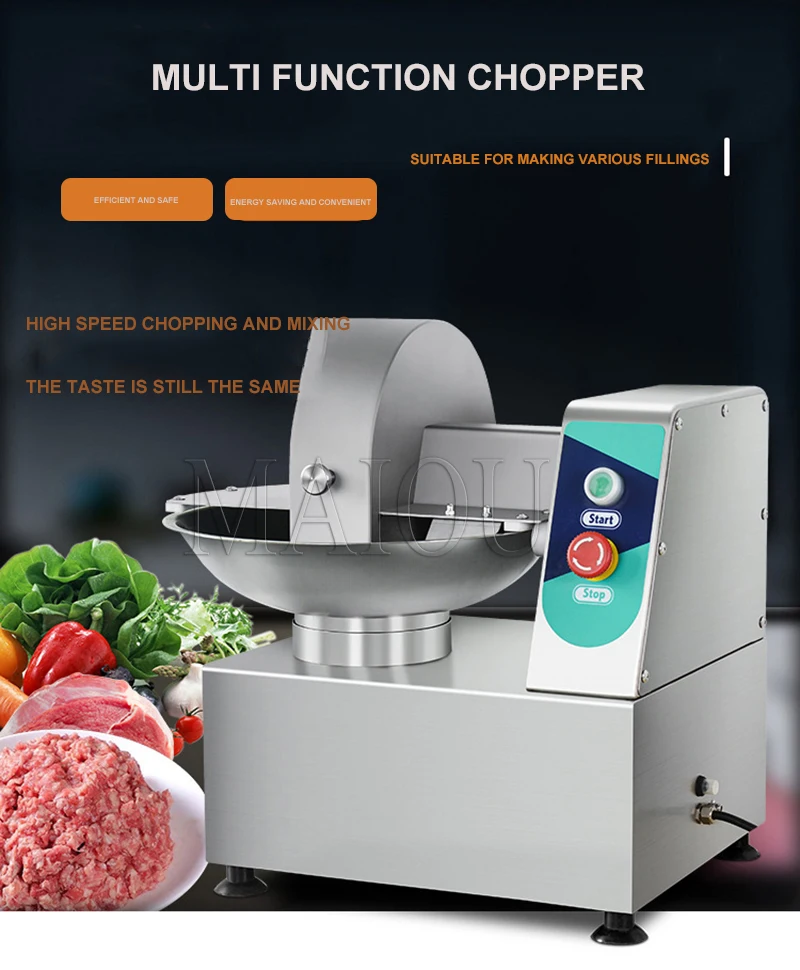 Vegetable Cutter Commercial Electric Vegetable And Fruit Grinder Chopped Vegetables Twisted Vegetables Dumplings Bun Stuffing