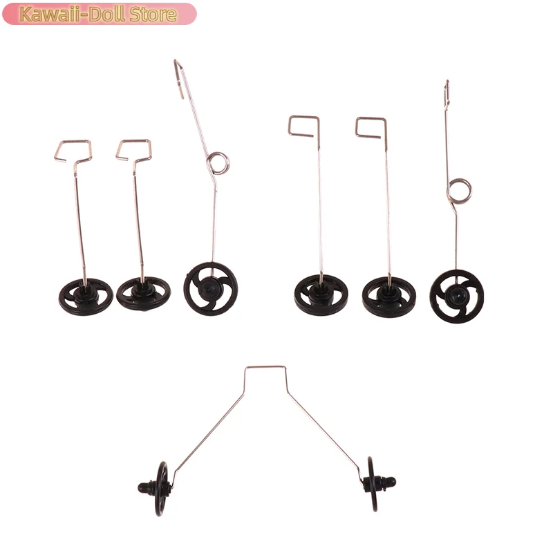 Kit de train d'atterrissage planeur en mousse RC, 1 ensemble, avec roue, accessoires d'avion pour Cessna J-11 J-20 SU27 SU57 Z51 F22 SU35