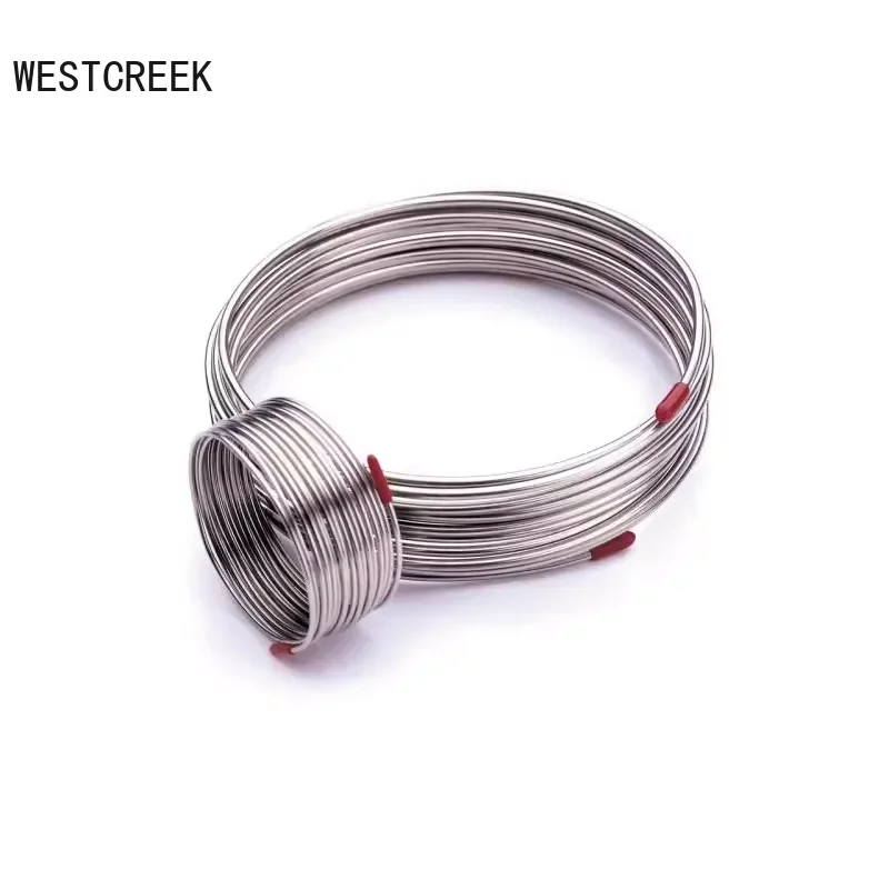 WESTCREEK 4mm 316L Stainless Steel coil pipe scroll Tube pipe coiler capillary tubing air pipe line Chromatographic column tube