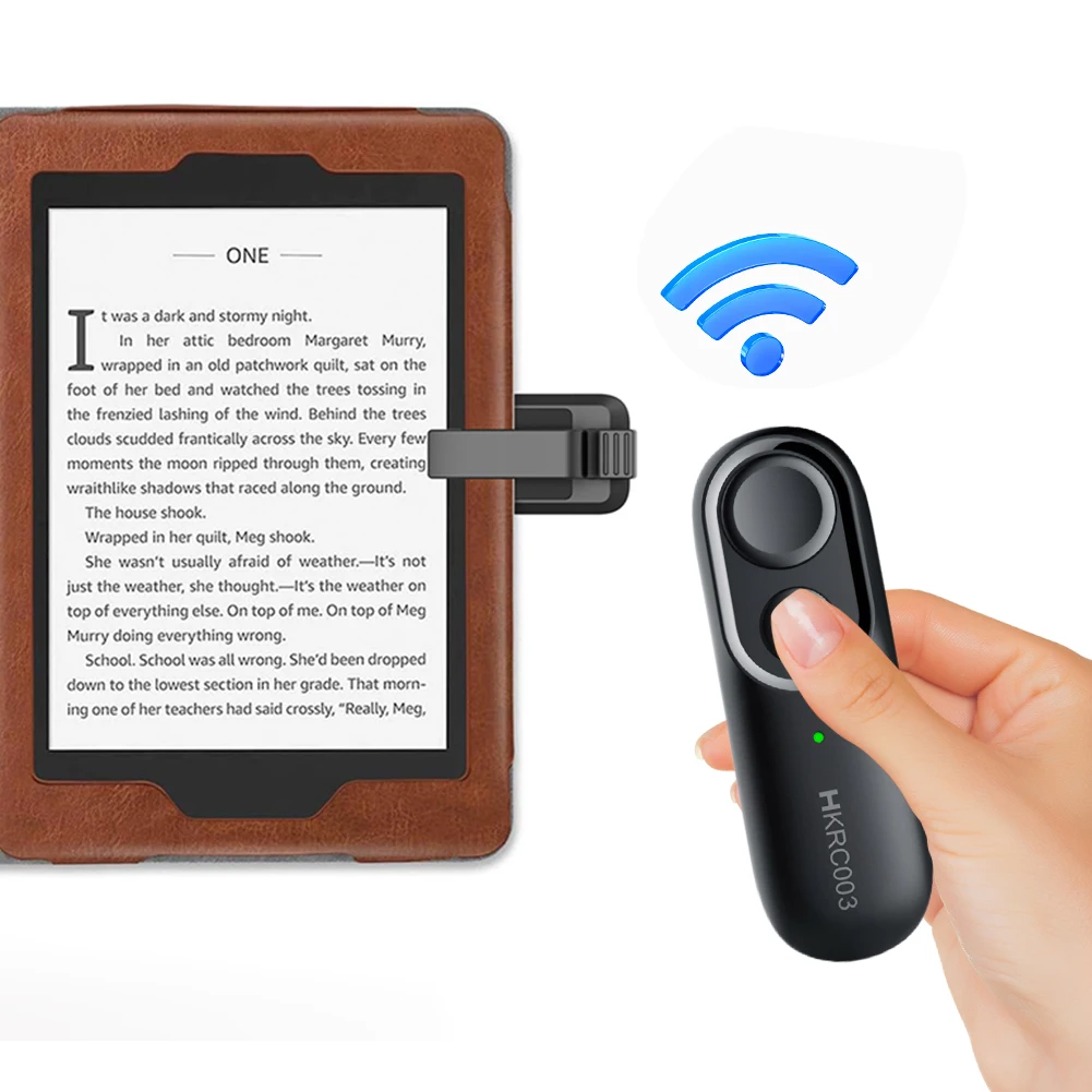

Remote Control Page Turner Camera Camcorder Remote Control Trigger Clicker Page Turner Hands Free Reading for Kindle Accessories