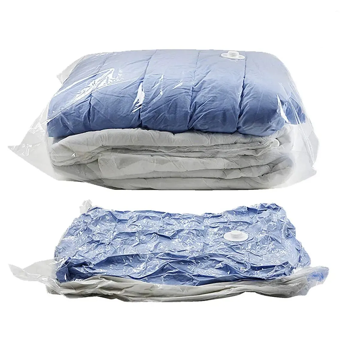 Vacuum Storage Bags Set for Clothing, Comforters, Blankets, Bedding Home Packing Organizers Not Include Pump