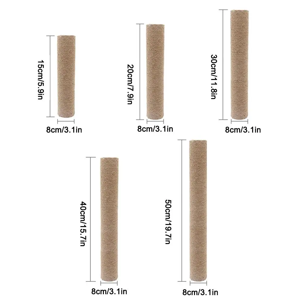 15-50cm Natural Sisal Rope Cat Scratch Guards Rope Tree Scratching Twine DIY Toy Paw Claw Furniture Protector Scratching Post - view 6