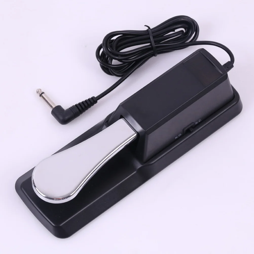 Sustain Pedal for Electronic Keyboards Universal Foot Hand Roll Piano Style Action Compatible with Behringer