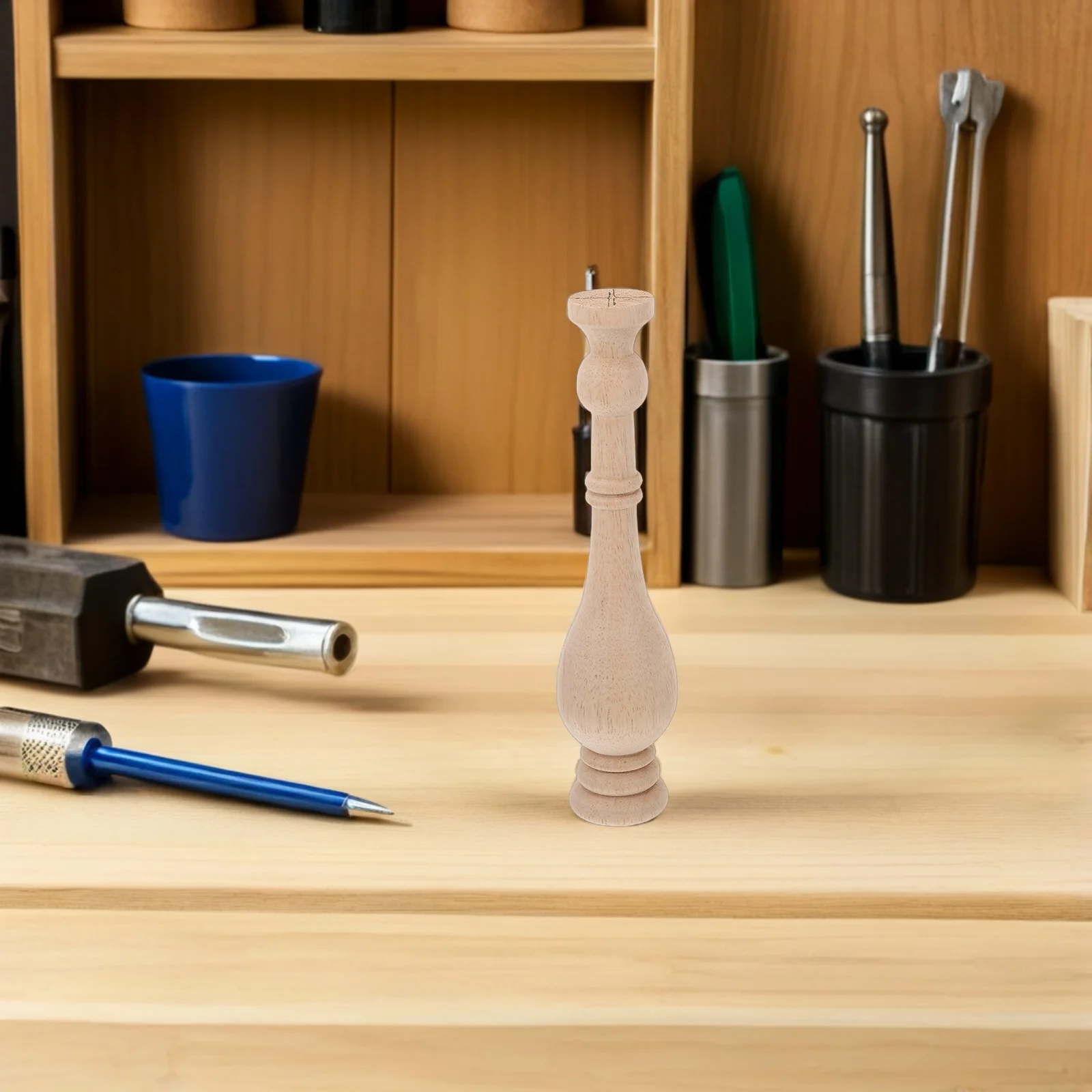 Remaches redondos de madera maciza tallados, adornos decorativos de madera de estilo europeo para balaustres de escaleras, postes de cama, varillas de cortina, porche