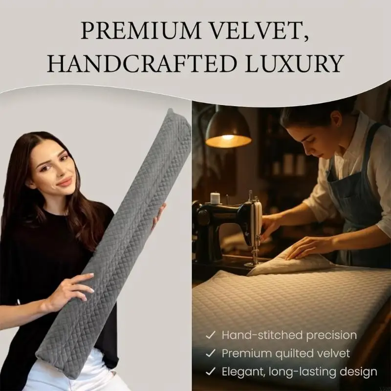 2025 Install Washable Velvets Door Draft Excluders For Home Energies Efficiency