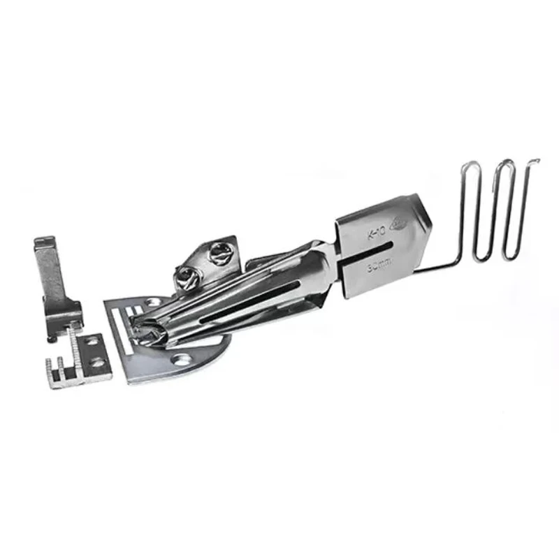 K-10 Adjustable Double Fold Right Angle Bias Binder For 1-needle Industrial Lockstitch Sewing Machine Knitting and Thick Fabric