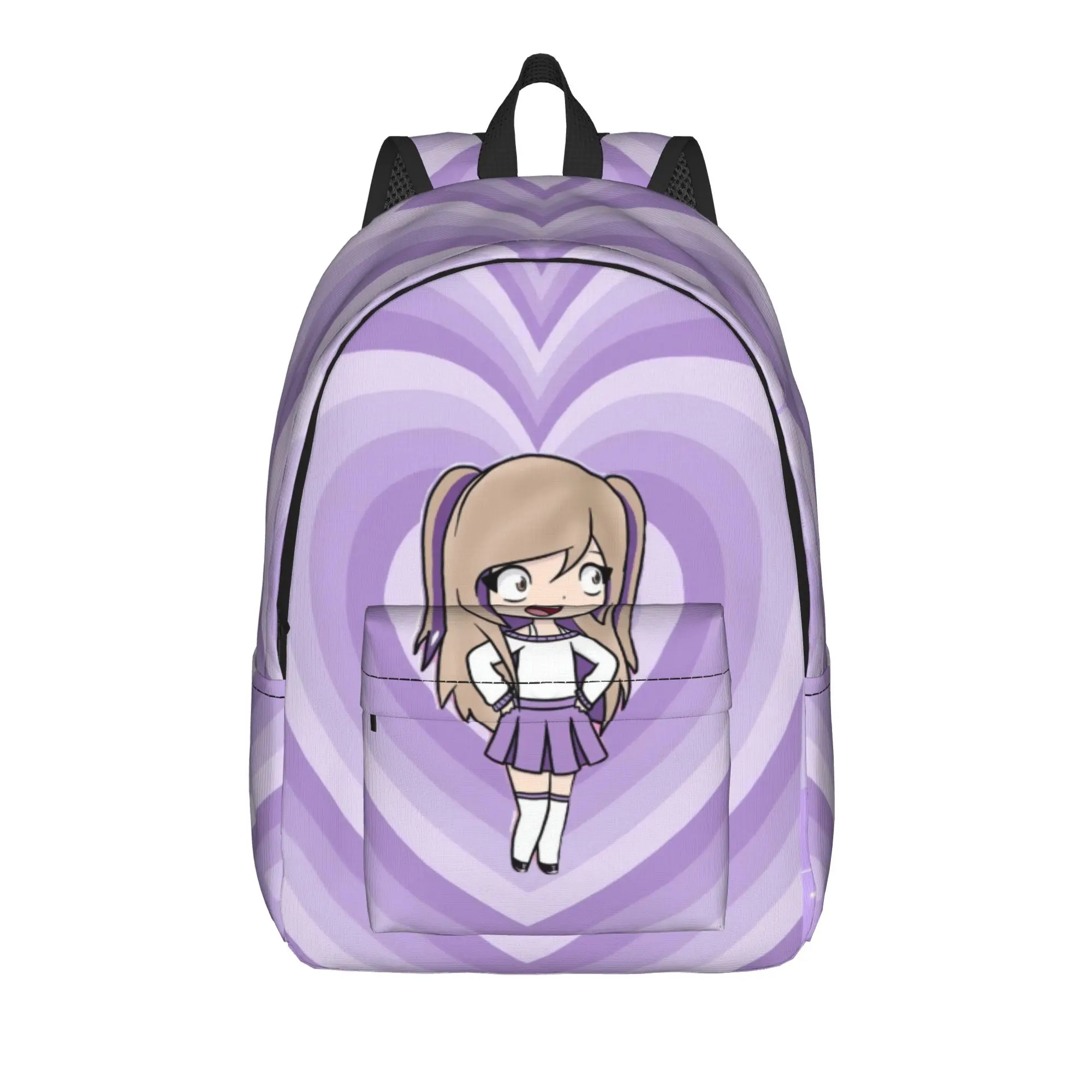 Purple Star Badge Lyna Vallejos(1) Backpack  Workout Backpacks Girl Pretty High School Bags Design Pattern Rucksack
