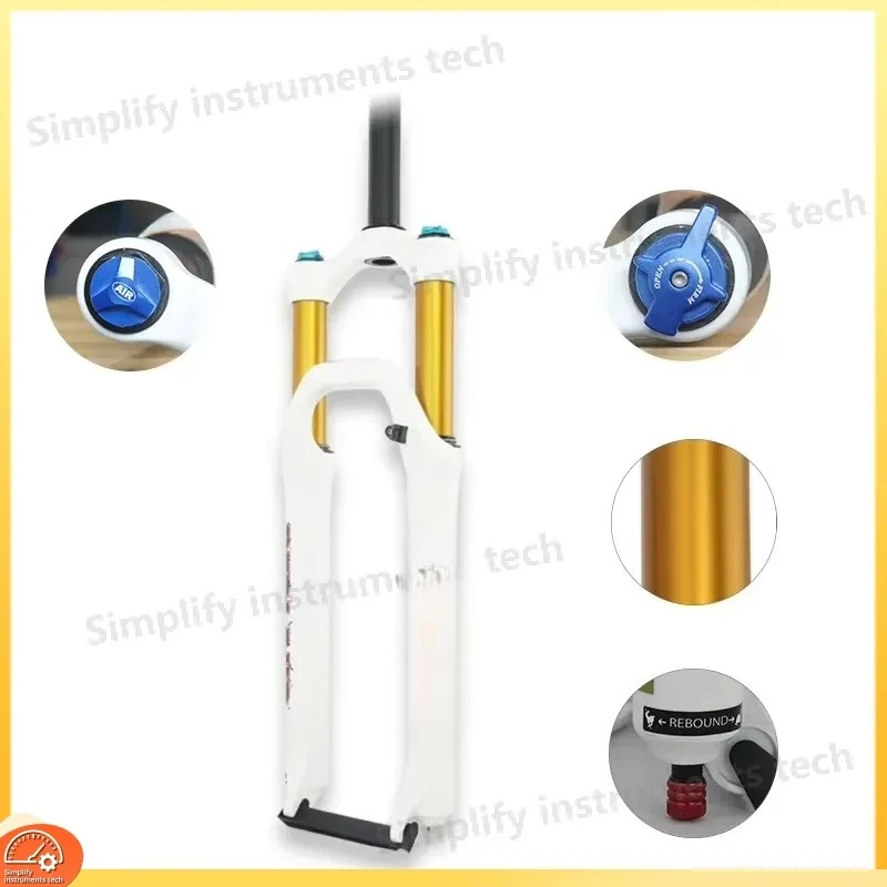 26 27.5 29 Inch MTB Air Front Fork Aluminum Alloy Ultralight Mountain Bike Suspension Fork Shock Absorber Bicycle Parts