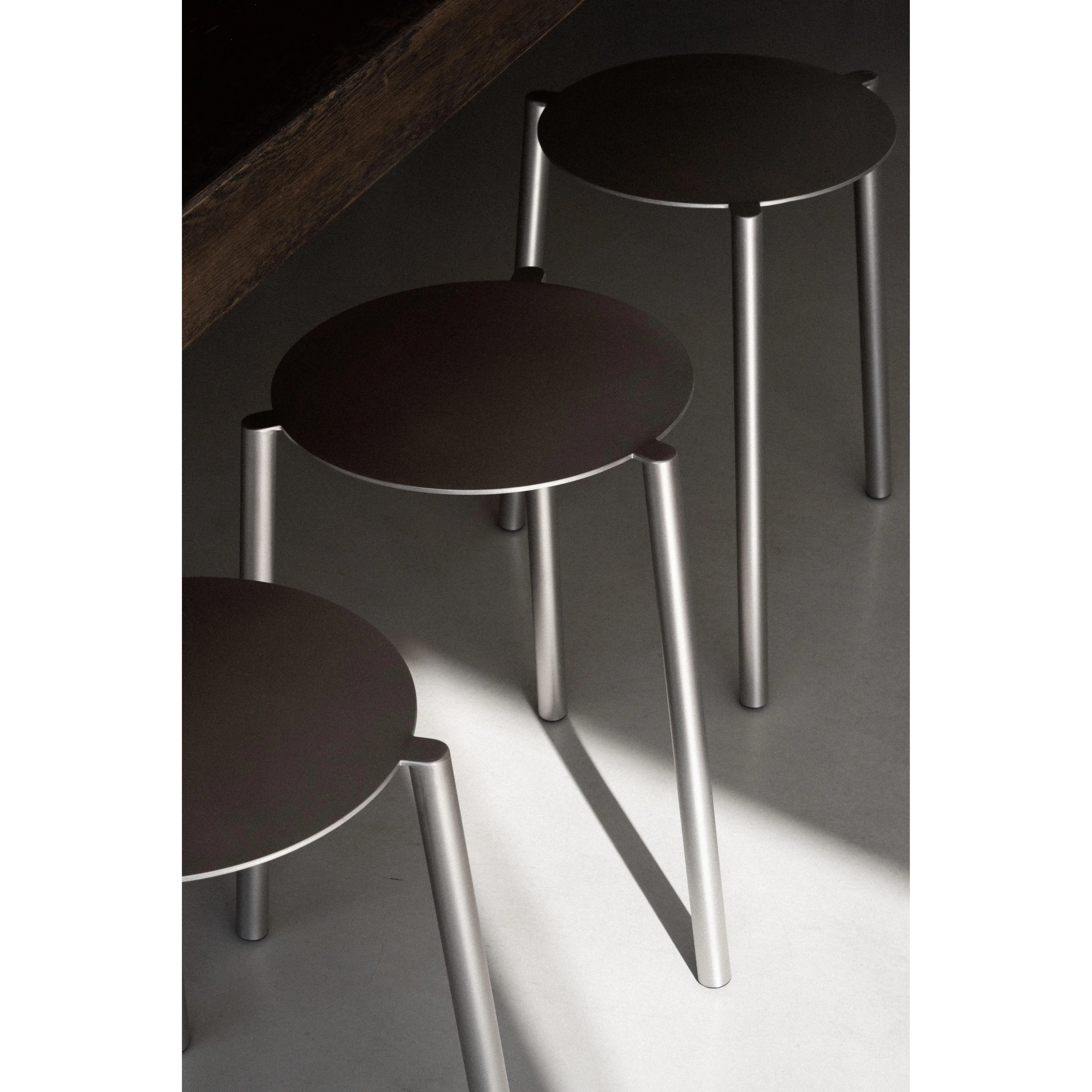 Stackable Stainless Steel Round Stool Anti‑Rust Outdoor Commercial Stool for Patio Balcony Restaurant