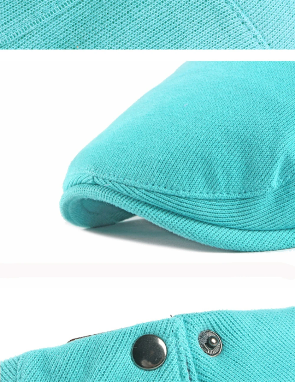 HT2904 Baskenmützen für Männer und Frauen Frühling Herbst Winter Gestrickte Baskenmütze Unisex in Bonbonfarben Ivy Flachmütze Verstellbare Baskenmütze – Detail 9