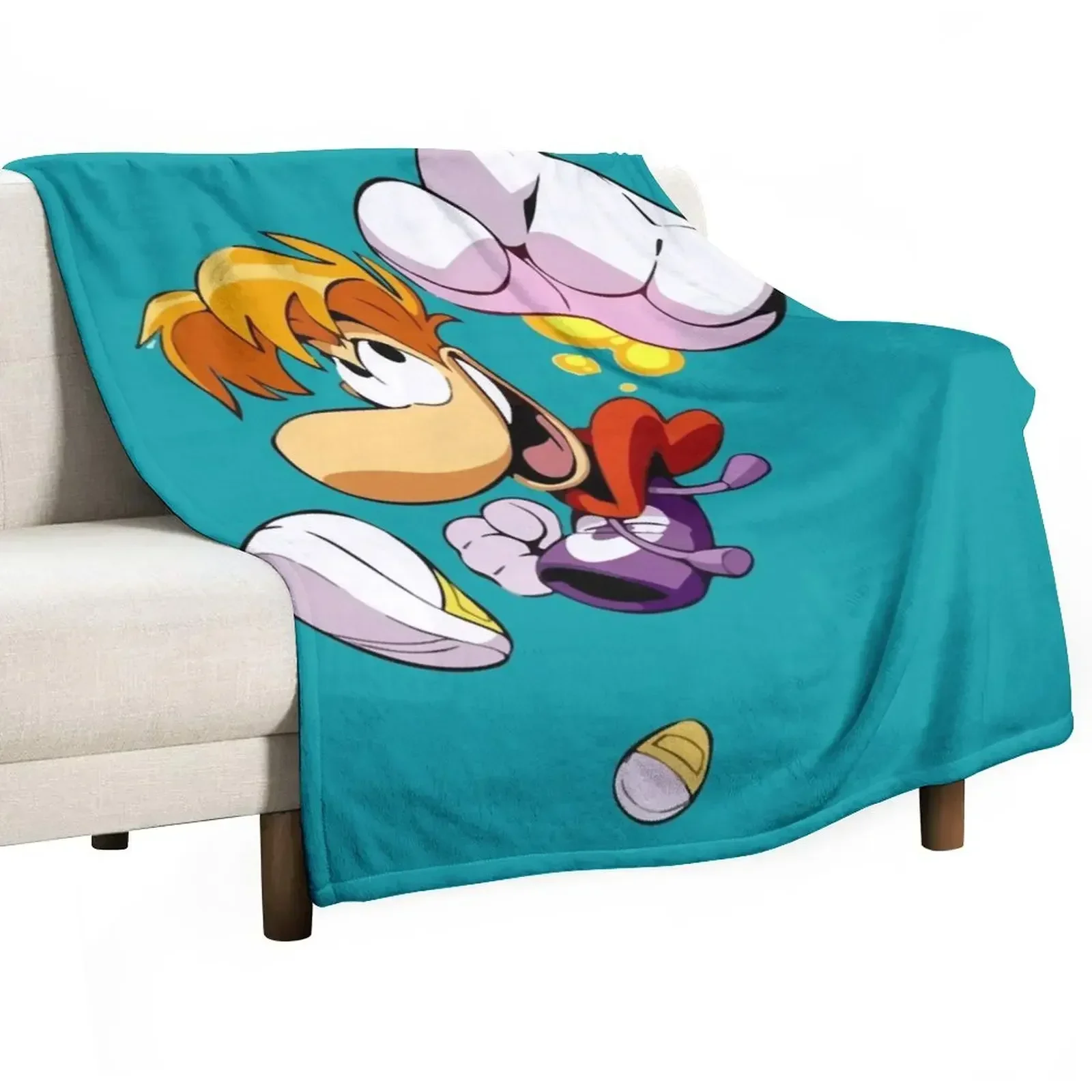 Rayman Fist Throw Blanket Summer Hairys Blankets