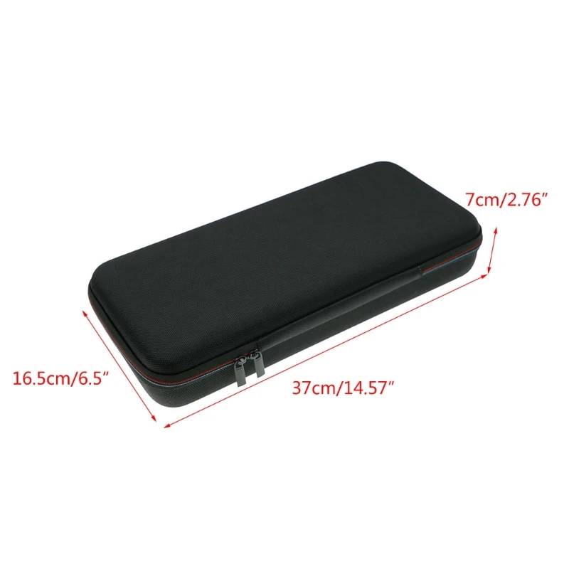 EVA Hard Case Pouch for KZZI K75 PRO RGB 75% Keyboard Hard Shells Travel Carrying Bag Sturdy Hand Strap Smooth Zipper