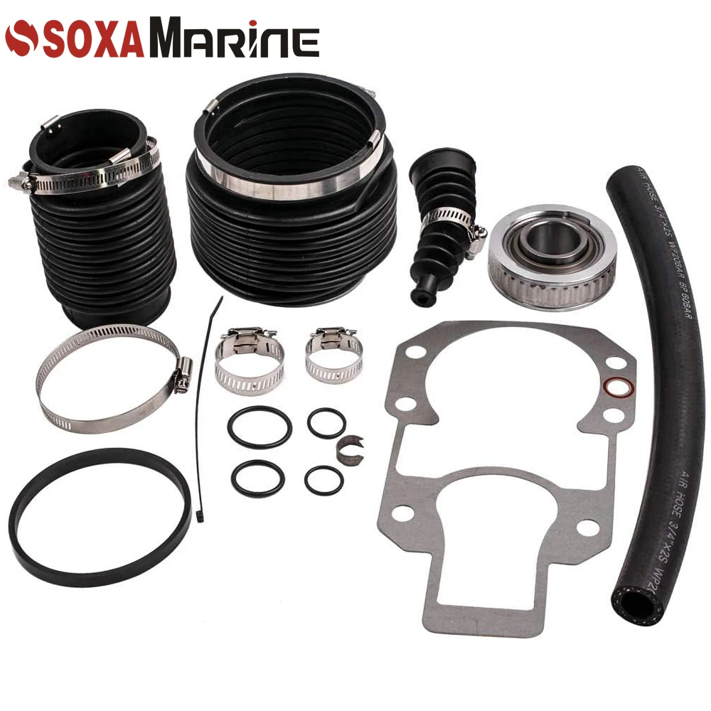 

MerCruiser Alpha one 1 Gen 2 two Transom Bellows Repair Reseal Kit 30-803099T1 18-8206-1 Bearing 9A-116