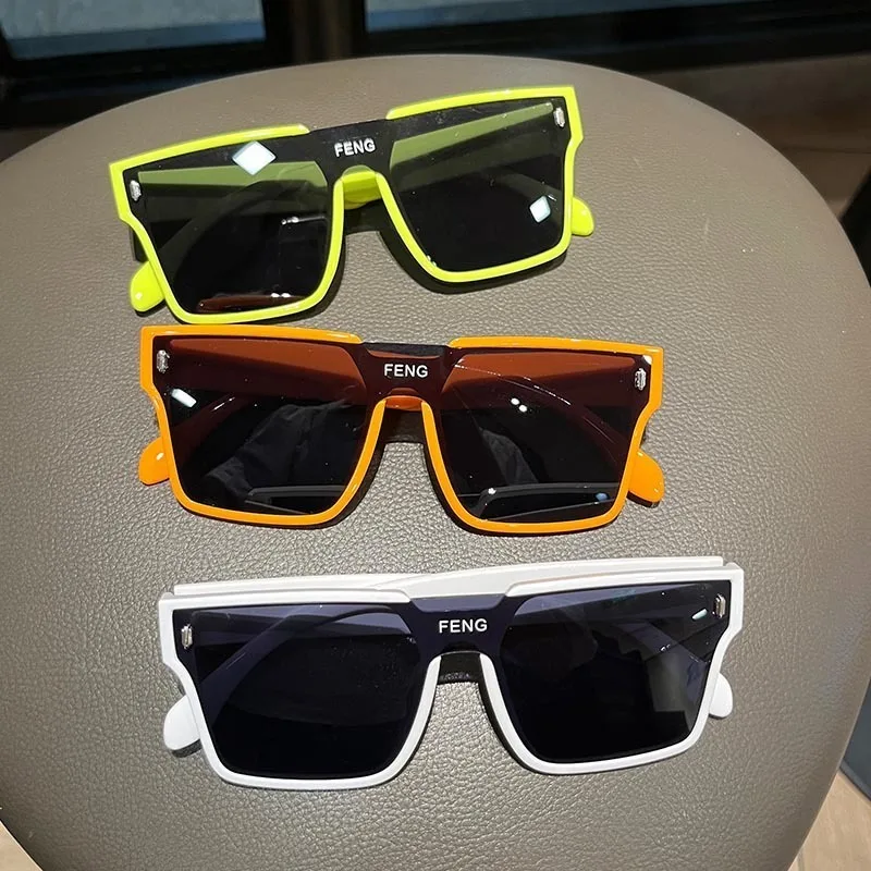 3PCS koreanische Mode Kinder Sonnenbrillen für Jungen und Mädchen Mode Baby Kinder Sonnenbrillen – Detail 1