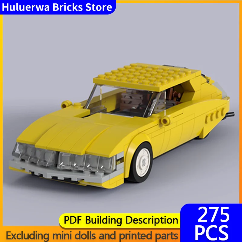 

Модель скоростного гоночного автомобиля MOC, строительные кирпичи SM, верхний уровень, спортивный автомобиль, модульная технология, детские праздничные подарки, сборка игрушек, костюм