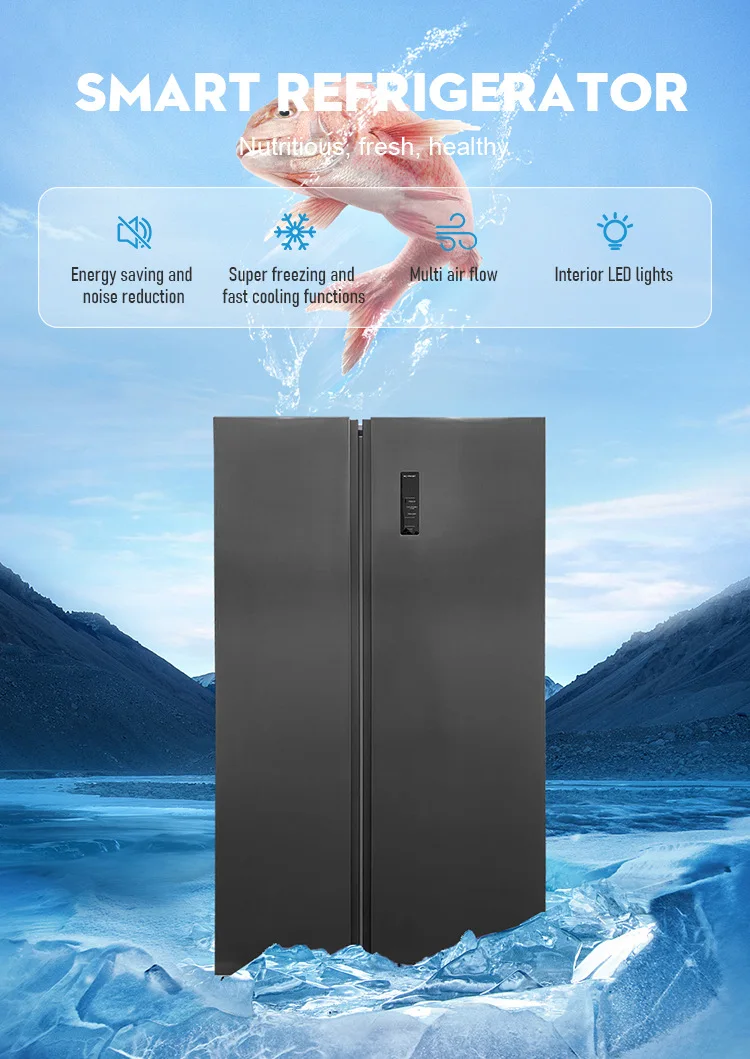 Household door refrigerator Air-cooled frost-free first-class energy efficiency silent large-capacity refrigerator