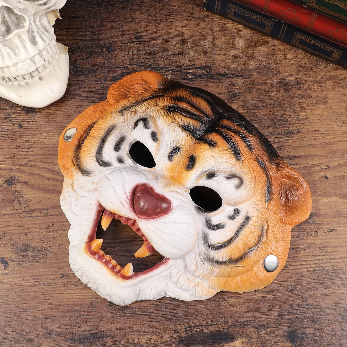 Tiger Mask Quality Durable Costume Party Prop for Halloween Masquerade Performance Cosplay Carnival Halloween Tiger Mask